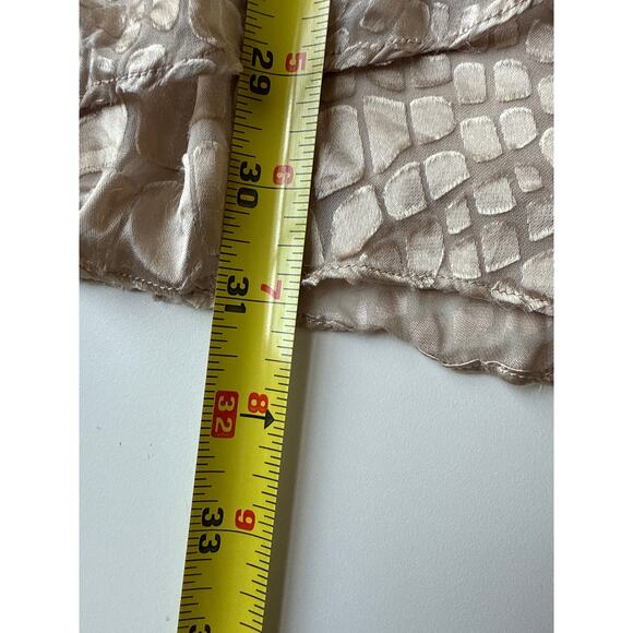 NWOT Haute Hippie  Faux Wrap Alligator Jacquard Dress in Buff Beige Size Small - Picture 8 of 10